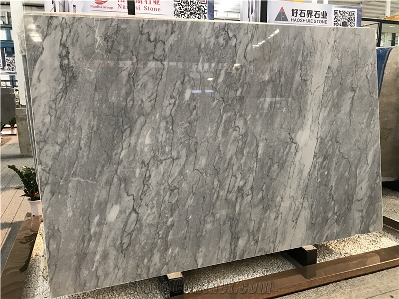 Statuario Grey Marble, Armani Silver Calacatta