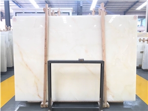 White Ice Jade Onyx ,Vanilla Onyx Slab for Project