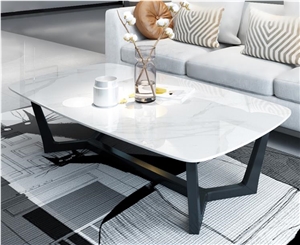 Carrara Nano Crystallized Glass Dinner Tables