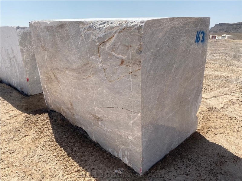 Saro Marble Blocks ,Gold Grey Marble Block
