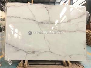 High Quality Lincoln White Marble Slabs&Tiles
