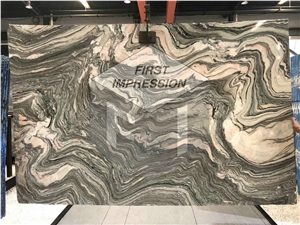 Hot Sale Water Cloudy Grey Marble Slabs&Tiles