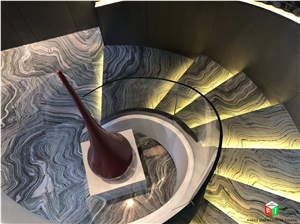 Hot Sale Water Cloudy Grey Marble Slabs&Tiles