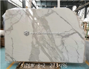 New Luxury Calacatta Gold White Marble Slabs