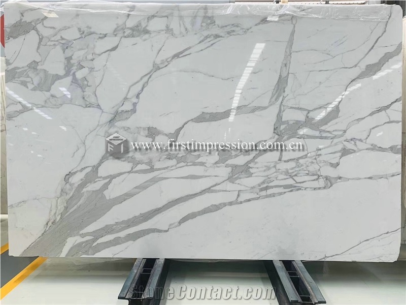 New Polished Calacatta Gold Marble Slabs,Tiles