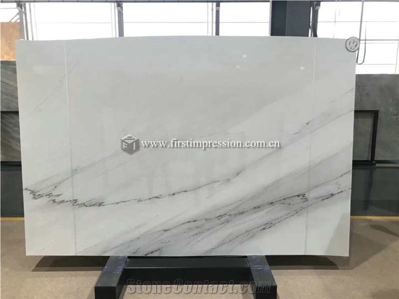 New Polished Lincoln White Marble Slabs&Tiles