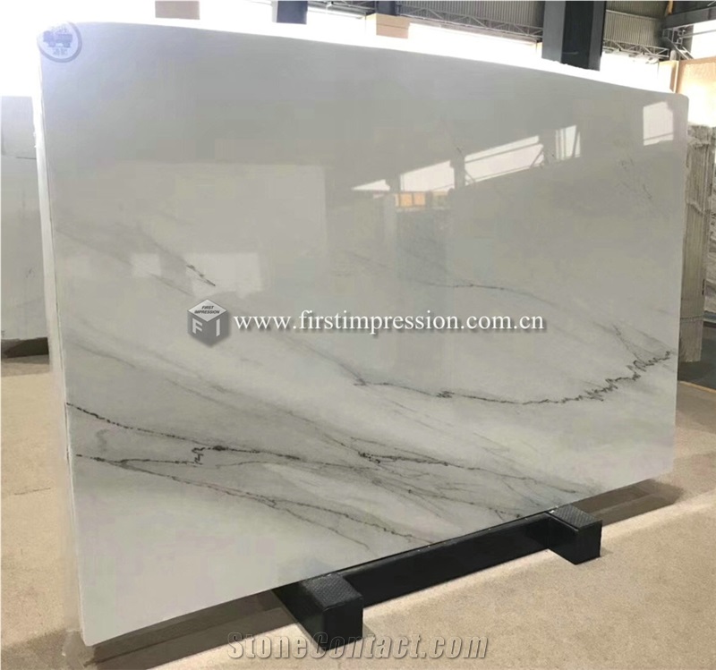 New Polished Lincoln White Marble Slabs&Tiles