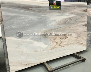 Palissandro Bluette Marble Slabs for Walling