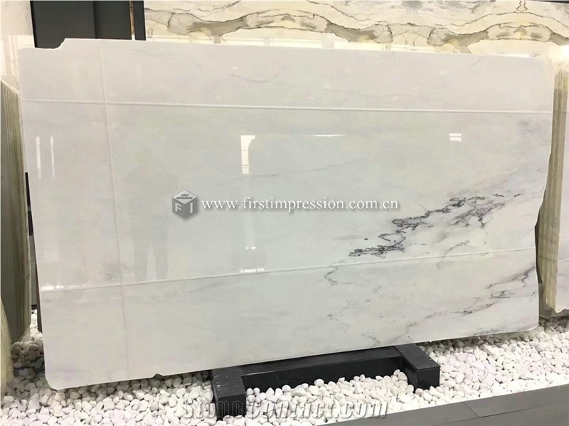 Popular Lincoln White Marble Slabs&Tiles