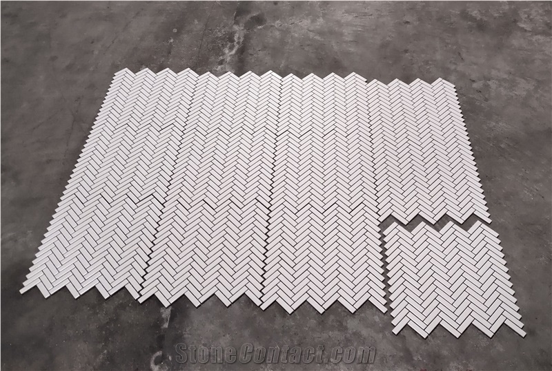 Herringbone Ceramic Mosaic,Porcelain Mosaic Tile