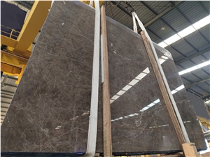 Chinese Cheap Latte Grey Brown Marble Slabs, Tiles