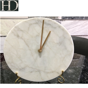 Chinese Marble Clock Artware Customize Cafts