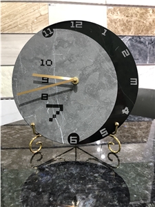 Chinese Marble Clock Artware Customize Cafts