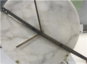 Chinese Marble Clock Artware Customize Cafts