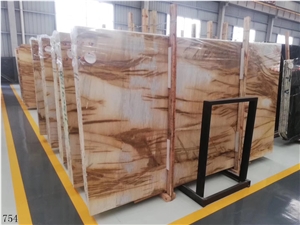 Champagne Gold Marble White Golden Top Floor Tiles