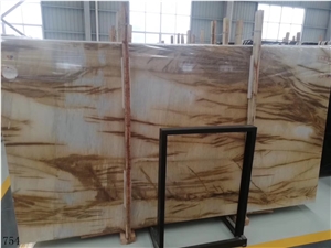 Champagne Gold Marble White Golden Top Floor Tiles