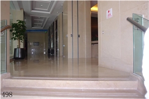 European Beige Marble Flooring Cream Paving Tiles