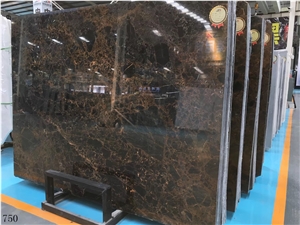 Spain Dark Emperador Oscuro  Marron Brown Marble Big Slab