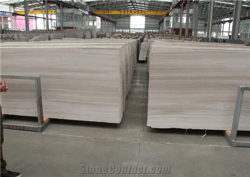 White Wood Marble Serpeggiante Striato Bianco Silk Georgette