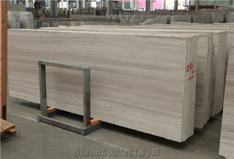 White Wood Marble Serpeggiante Striato Bianco Silk Georgette