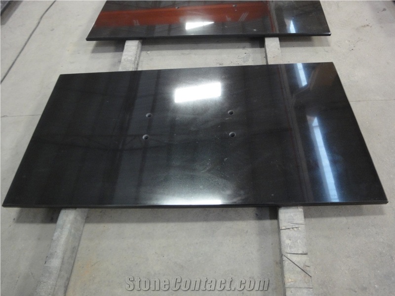 Absolute Black Premium Black Granite Bath Tops