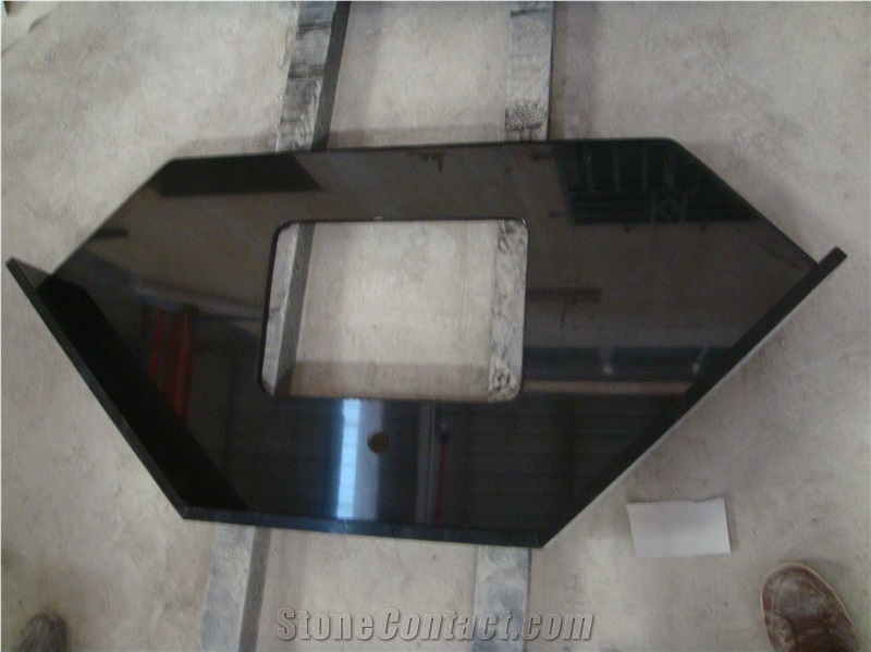 Absolute Black Premium Black Granite Bath Tops