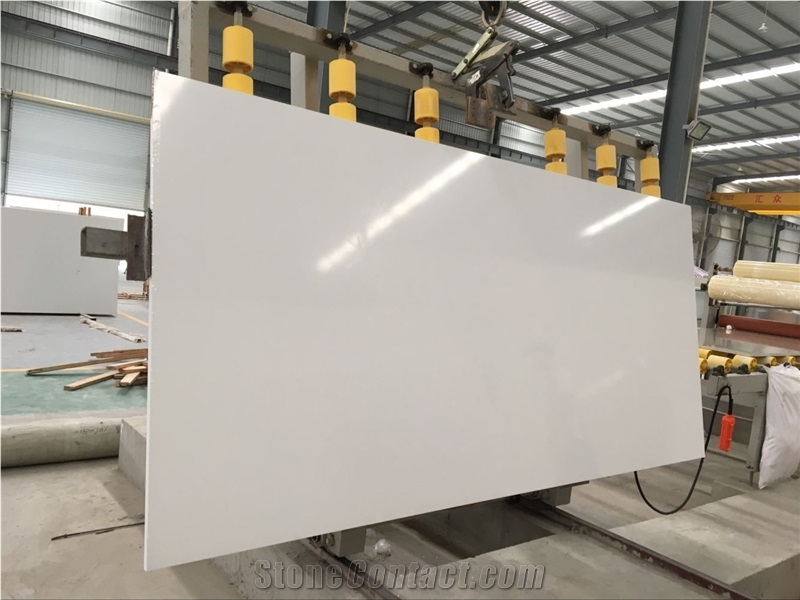 Artificial Quartz Stone Slab Pure White