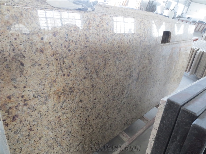 Brazil Giallo Venetian Gold Granite Countertops