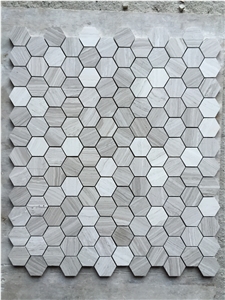 China Marble Hexagon Mosaic Tiles