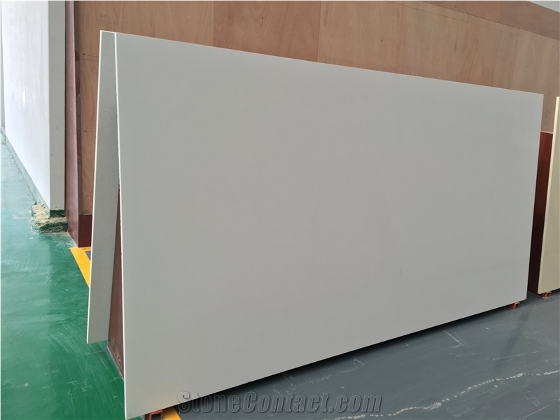 Chinese Cheap Value Pure White Artificial Quartz