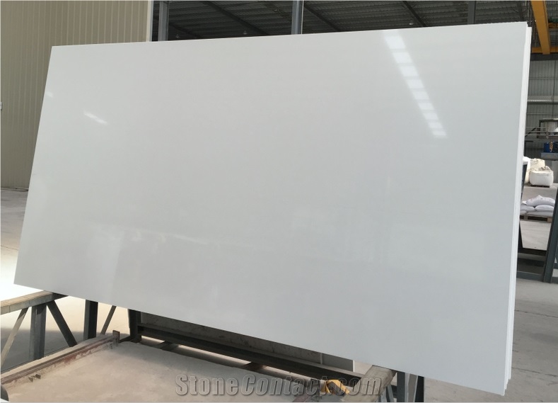 Chinese Cheap Value Pure White Artificial Quartz