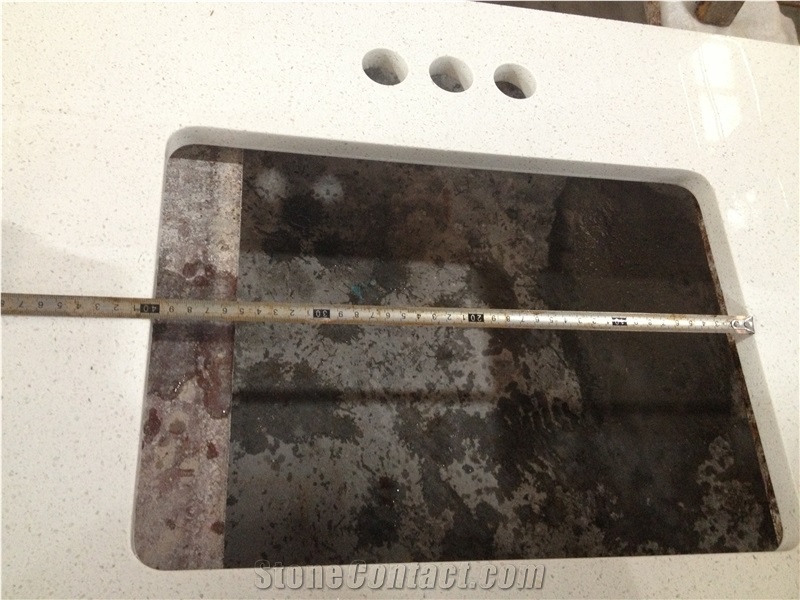 Custom Quartz Bathroom Countertops