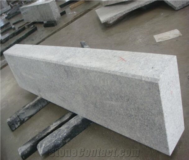 G603 Grey Granite Roadside Kerbstone