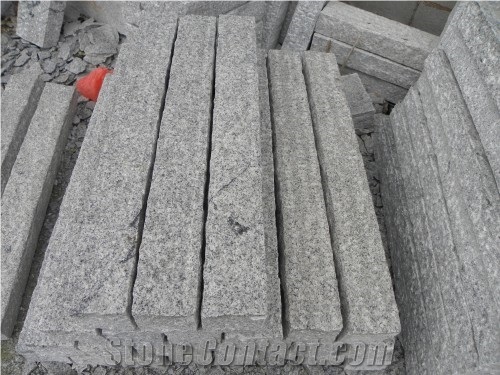 G603 Grey Granite Roadside Kerbstone