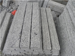 G603 Grey Granite Roadside Kerbstone