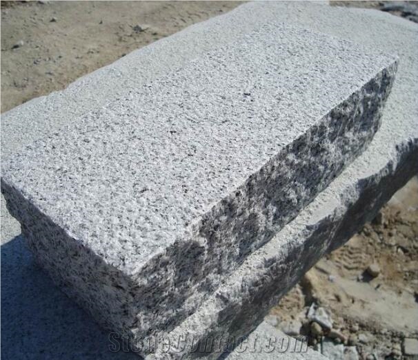 G603 Grey Granite Roadside Kerbstone