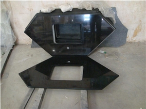 Nero Assoluto Super Black Granite Vanity Tops