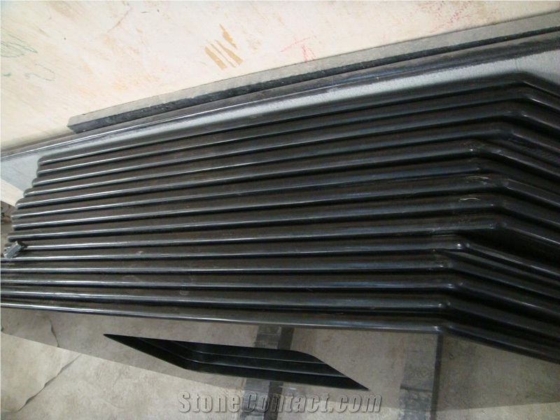 Nero Assoluto Super Black Granite Vanity Tops