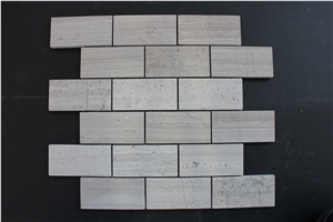 Polished Brick Mosaic Backsplash Tile