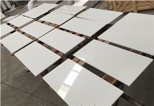 Pure White Nano Crystallized Glass Stone Slab