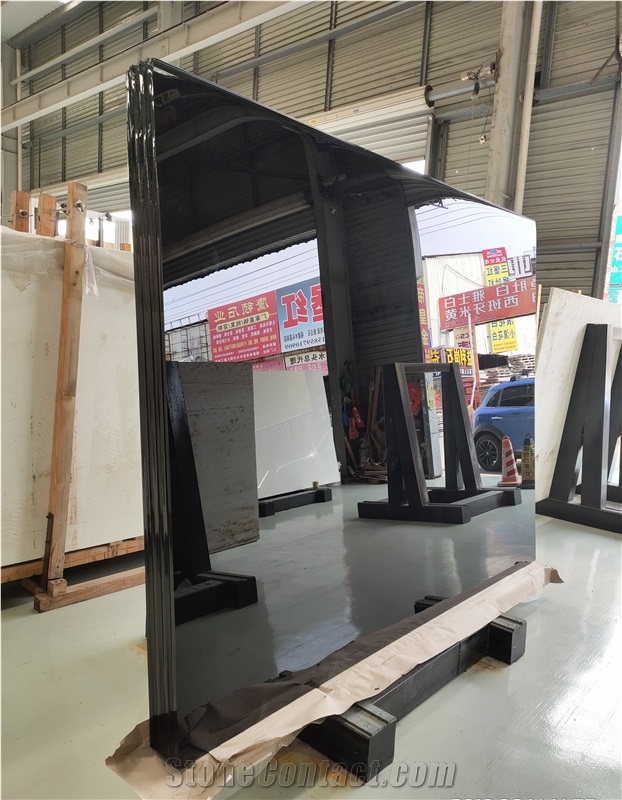 Quality Super Black Artificial Nano Glass Stone