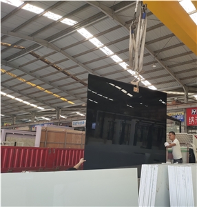 Quality Super Black Artificial Nano Glass Stone
