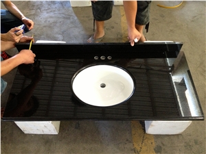 Shanxi Black Granite Vanity Countertops