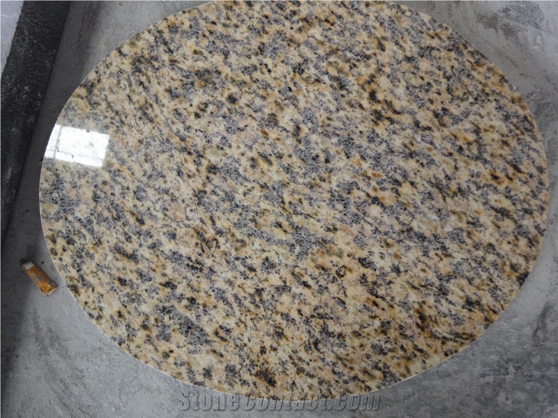 Tiger Skin Yellow Granite Vanity Tops with Sinks
