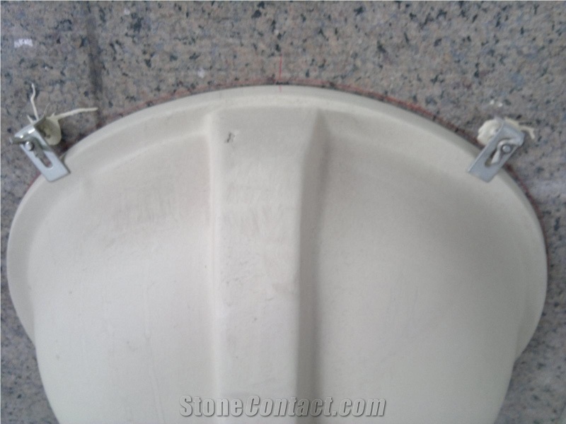Tiger Skin Yellow Granite Vanity Tops with Sinks