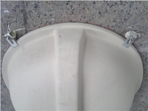 Tiger Skin Yellow Granite Vanity Tops with Sinks