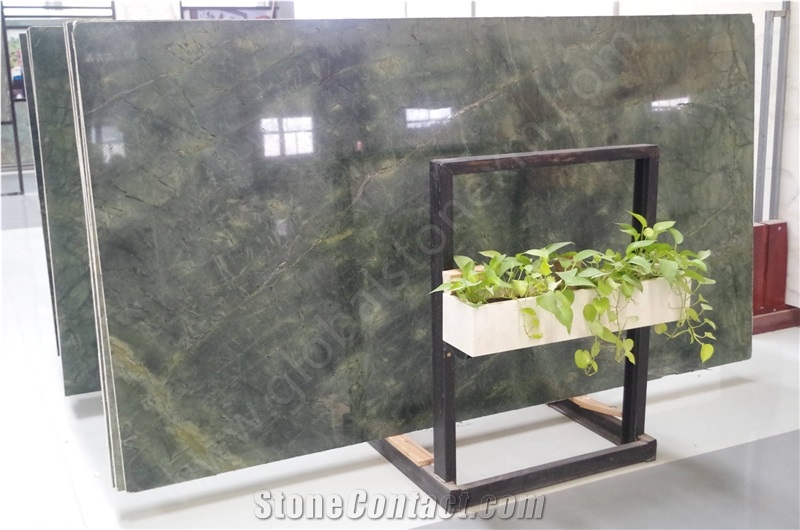 Peacock Green Marble Window Sills