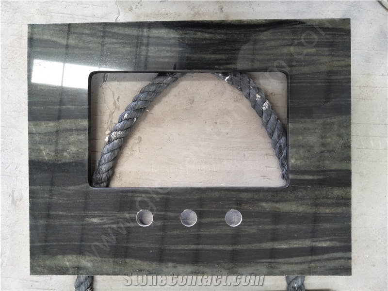 Quicksand Green Granite Bath Tops