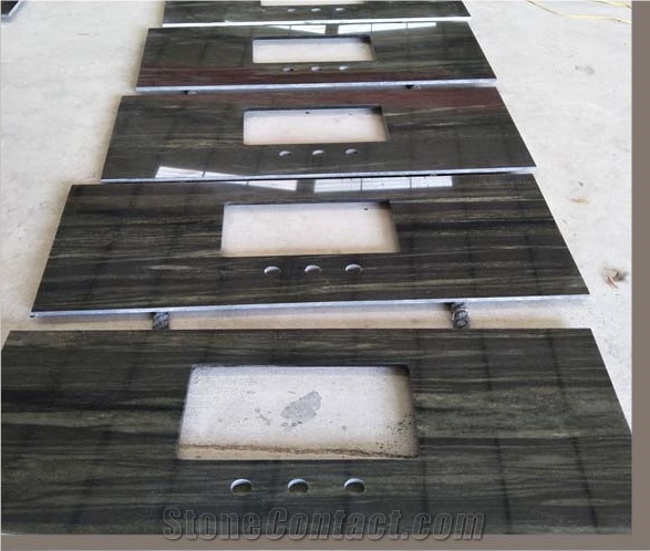 Quicksand Green Granite Bath Tops