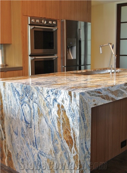 Blue Jeans Marble from Turkey Tiles & Slabs